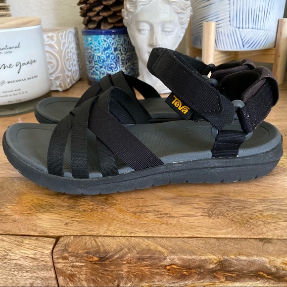 Teva Womens Hiking Sandals Cheap - Sanborn Universal Black